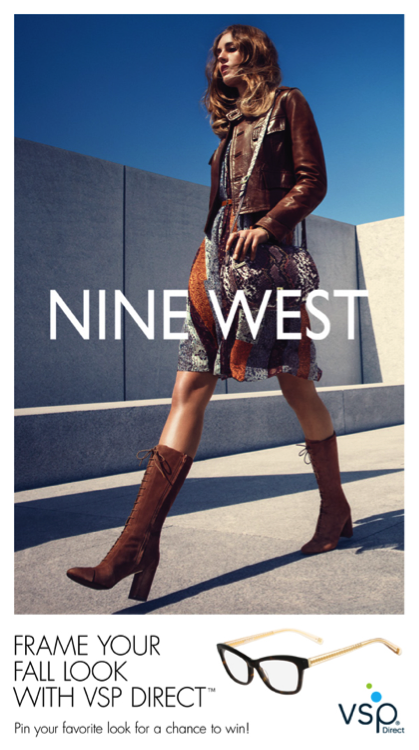 Frame Your Fall Look with Nine West and VSP Direct Sweepstakes