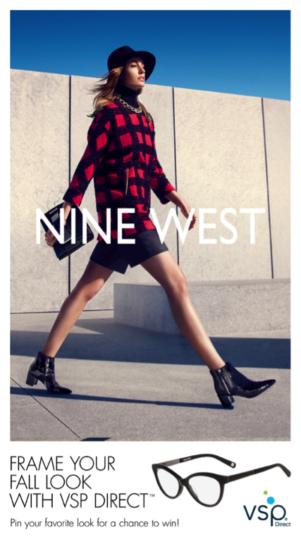 Frame Your Fall Look with Nine West and VSP Direct Sweepstakes
